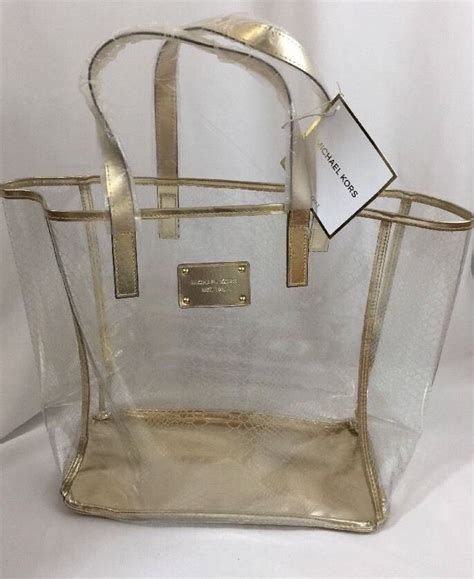 michael kors beach bag|michael kors transparent bag.